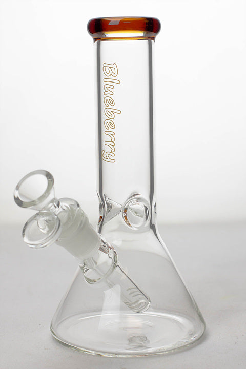 8" Blueberry glass beaker water bong ( N8040 )