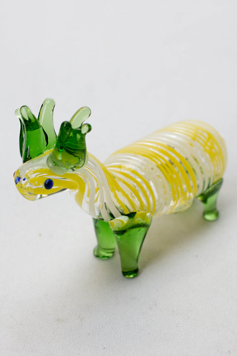 Standing Deer Small glass hand pipe