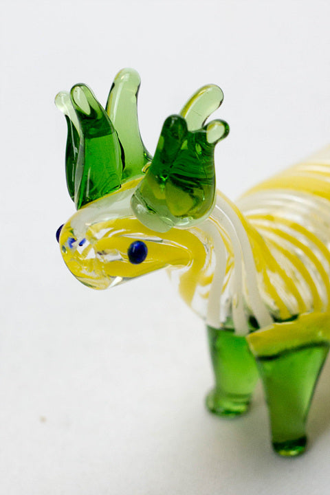 Standing Deer Small glass hand pipe