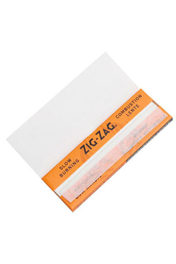 ZIG-ZAG Slow burning Orange Papers 1 1/4