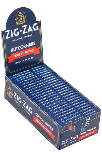 Zig Zag Free burning Blue Papers Kutcorners [CP1273BLU]