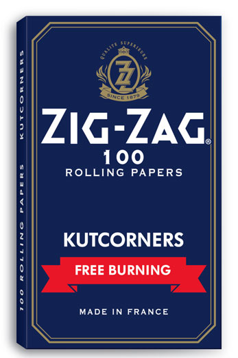 Zig Zag Free burning Blue Papers Kutcorners [CP1273BLU]