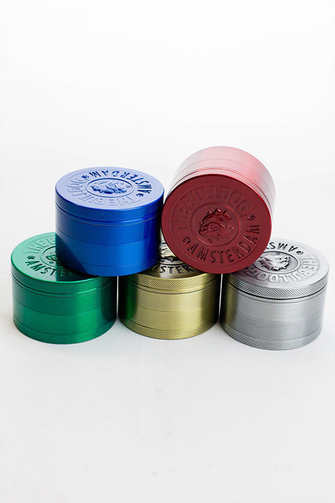 4 parts embossed Amsterdam Bulldog  grinder