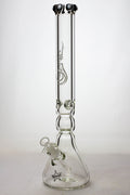 19.5" Genie 9 mm curved shaft glass beaker bong