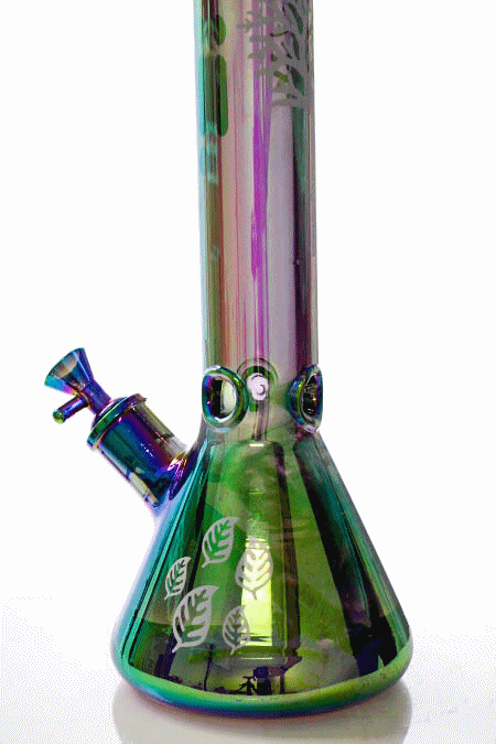 24" Infyniti Tree of Life 7 mm metallic glass water bong ( GP1775 )
