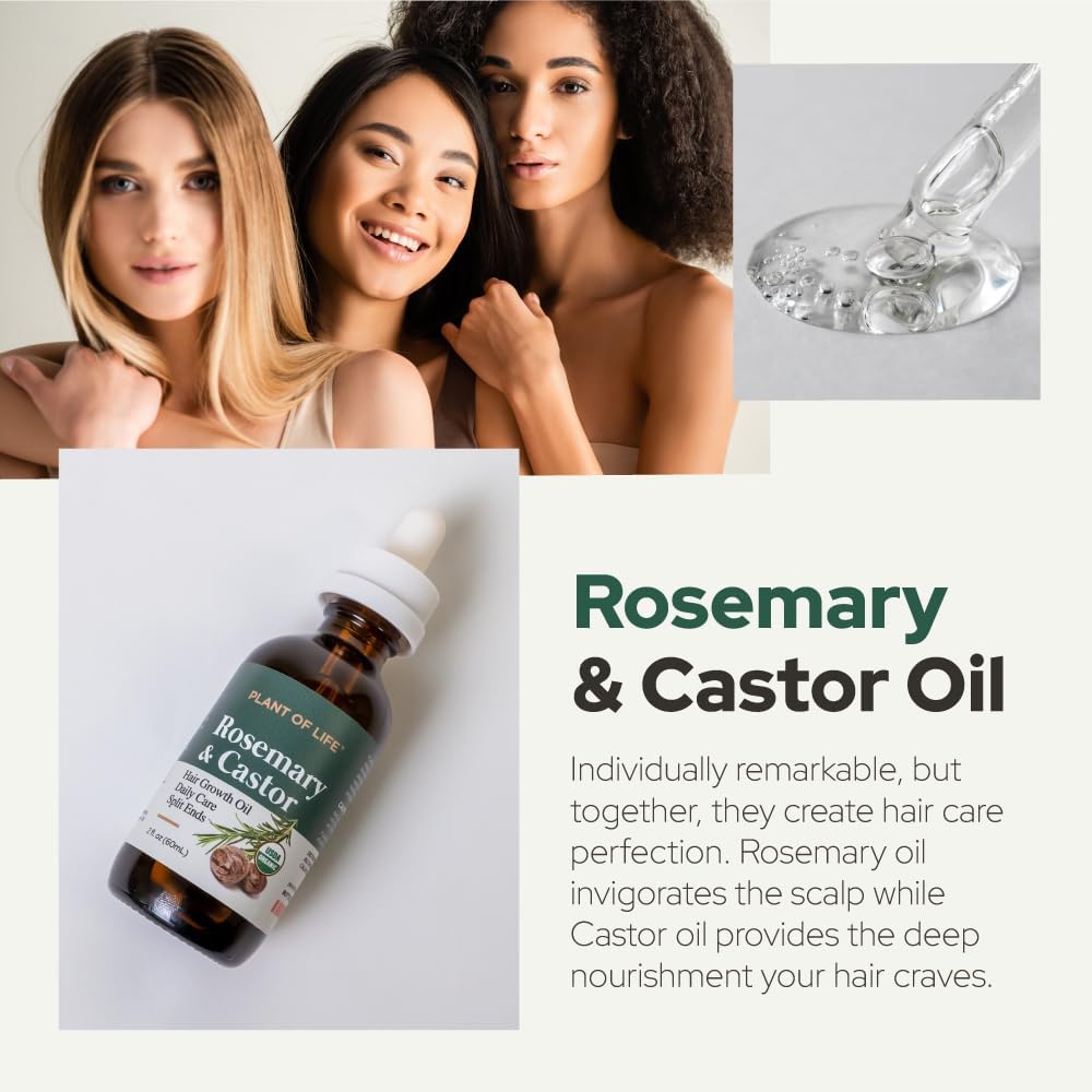 Plant of Life | Organic Rosemary & Castor 2 oz