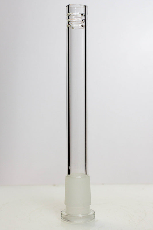 Glass open ended 6 slits downstem