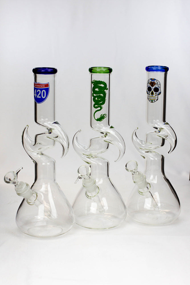 12" Zig-zag water pipe Type A