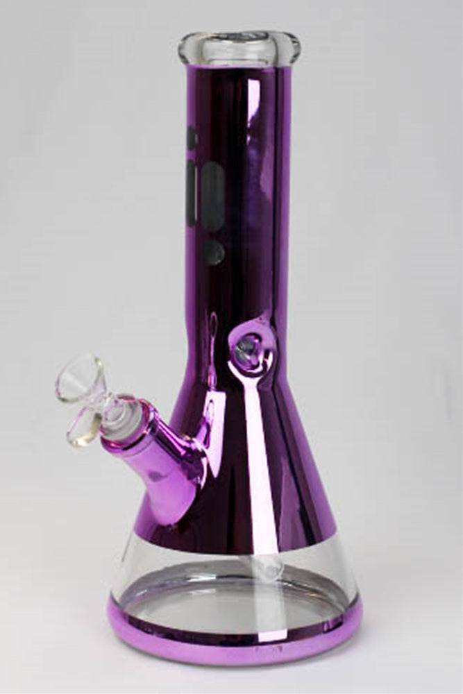 12" Infyniti 7 mm metallic classic beaker bong