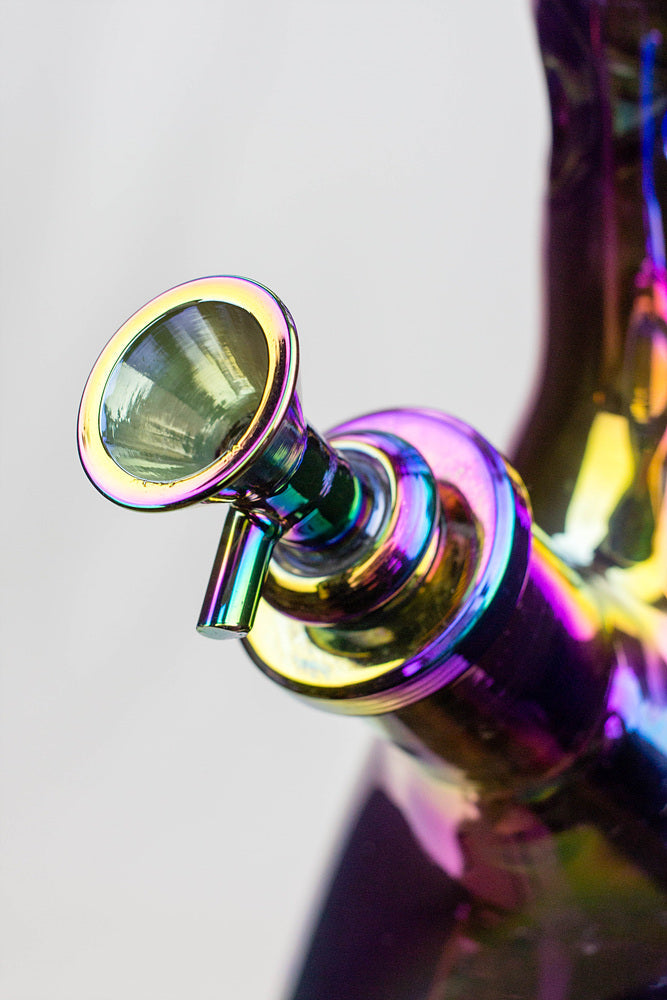 18" Infyniti Snowflake 7 mm metallic glass water bong ( GP1592 )