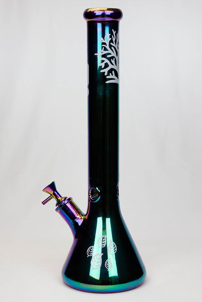 18" Infyniti Tree of life 7 mm metallic glass bong ( GP1591 )