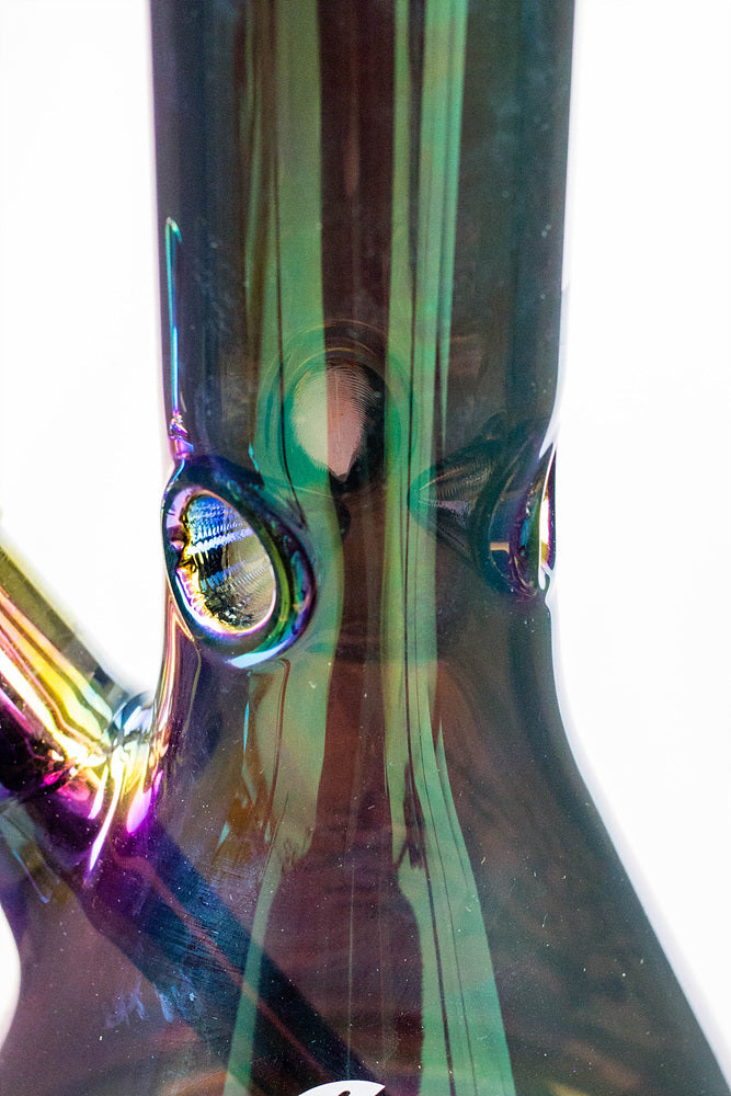 18" Infyniti Tree of life 7 mm metallic glass bong ( GP1591 )