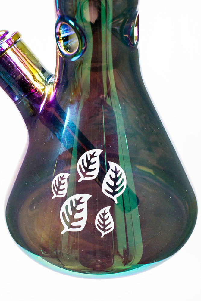 18" Infyniti Tree of life 7 mm metallic glass bong ( GP1591 )