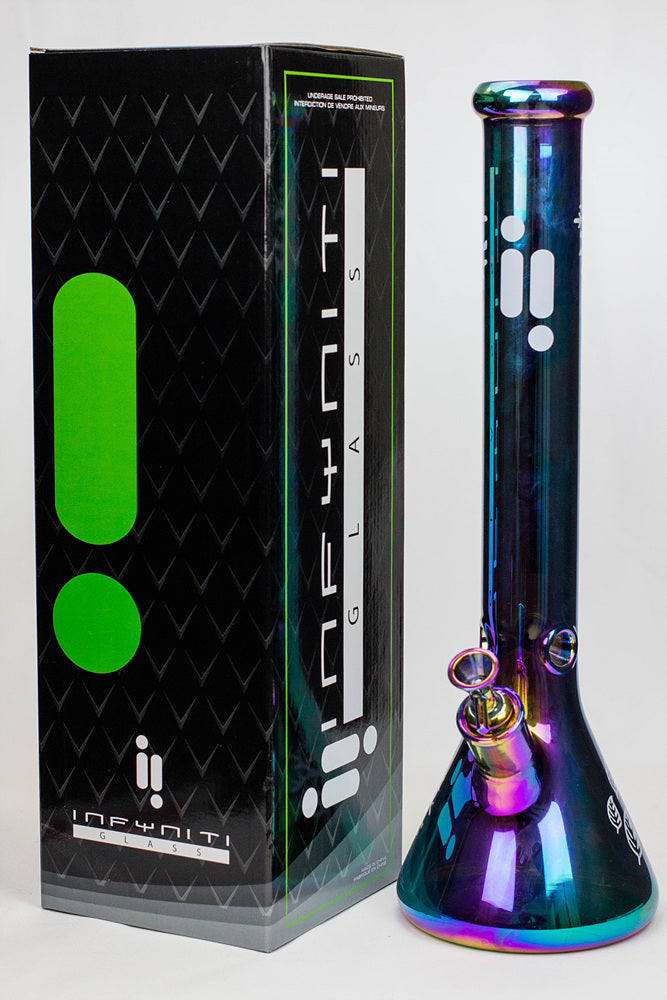18" Infyniti Tree of life 7 mm metallic glass bong ( GP1591 )