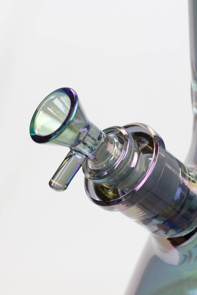 14" Infyniti Snowflake 7 mm metallic glass bong ( GP1589 )