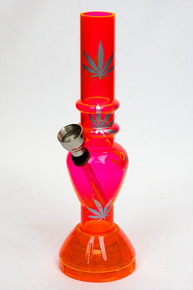 7" acrylic water pipe with grinder [GP1295]