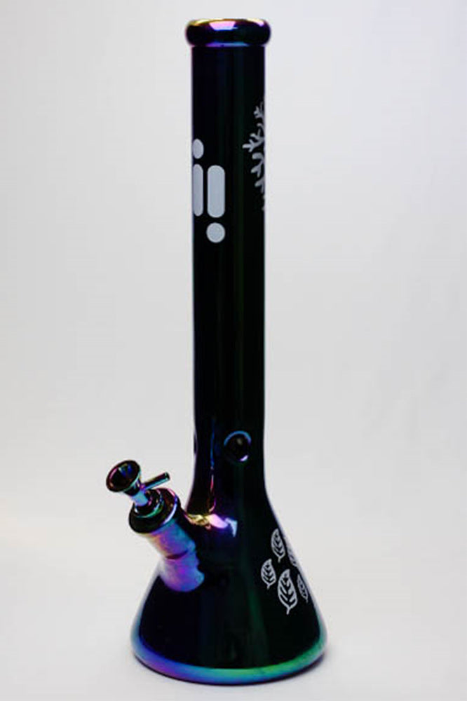 18" Infyniti Tree of life 7 mm metallic glass bong ( GP1591 )