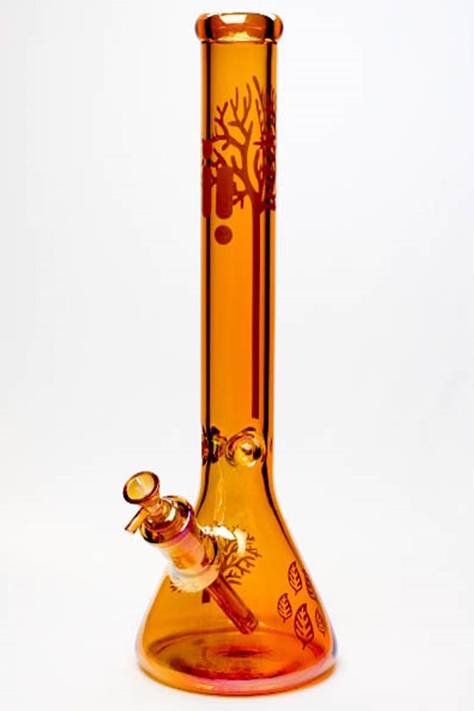 18" Infyniti Tree of life 7 mm metallic glass bong ( GP1591 )
