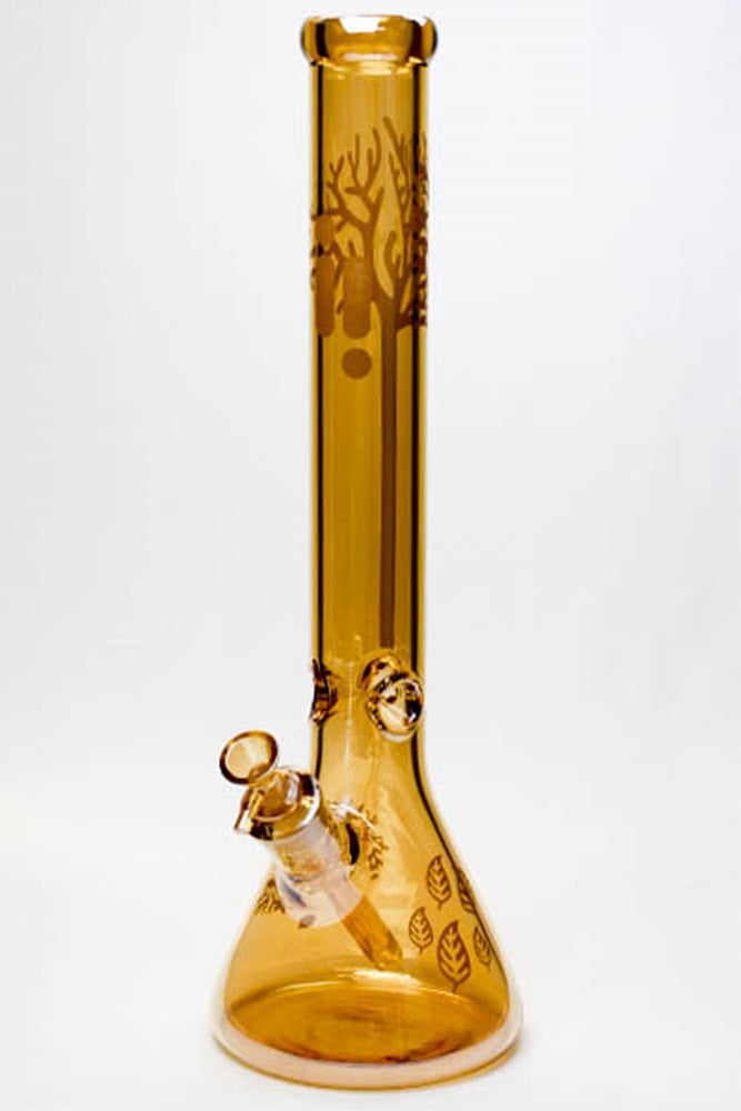 18" Infyniti Tree of life 7 mm metallic glass bong ( GP1591 )