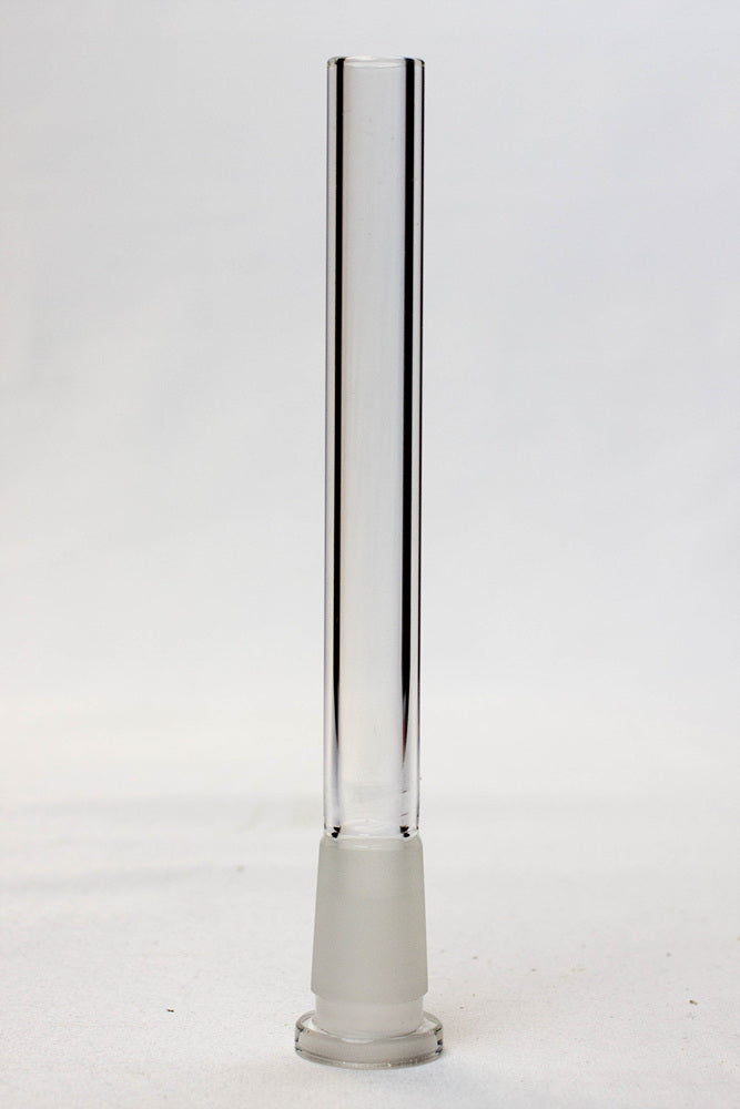Glass open ended popper downstem