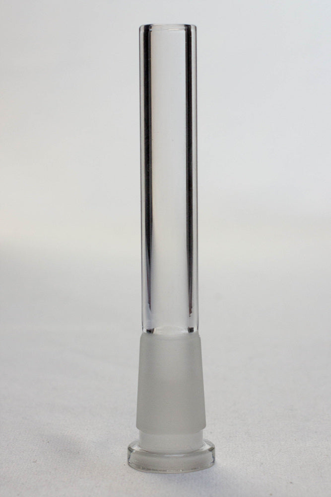 Glass open ended popper downstem