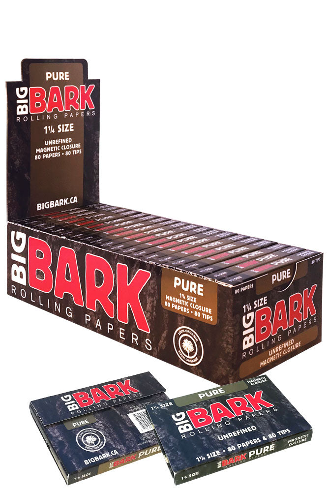 BIGBARK Organic Pure unrefined Rolling paper