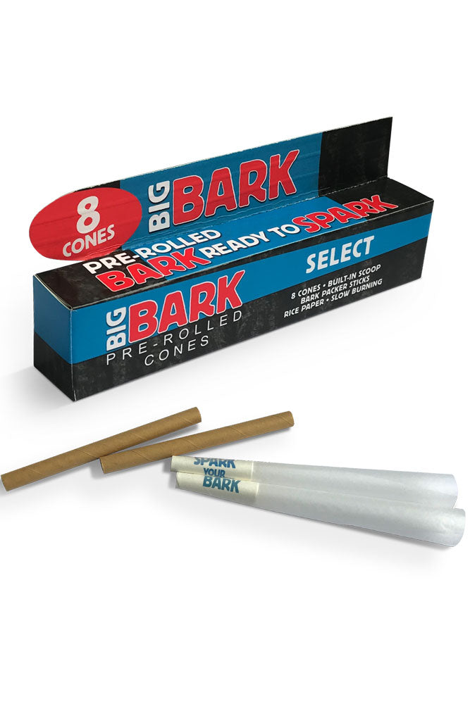 BIGBARK Slow burning rice Pre-rolled Cones