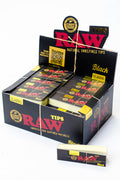 Raw Black Rolling Paper Tips [CP1296]