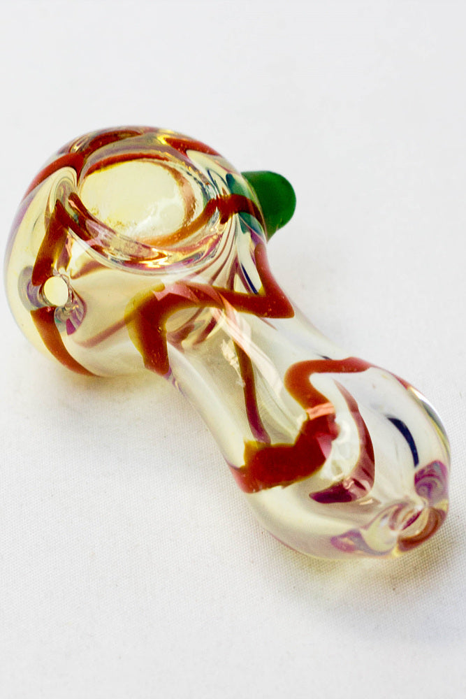 2.5" soft glass 6944 hand pipe - Pack of 10