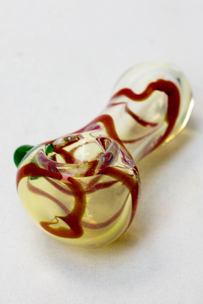 2.5" soft glass 6944 hand pipe - Pack of 10