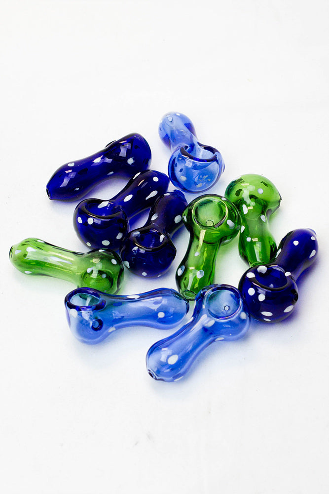 2.5" soft glass 6946 hand pipe - Pack of 10