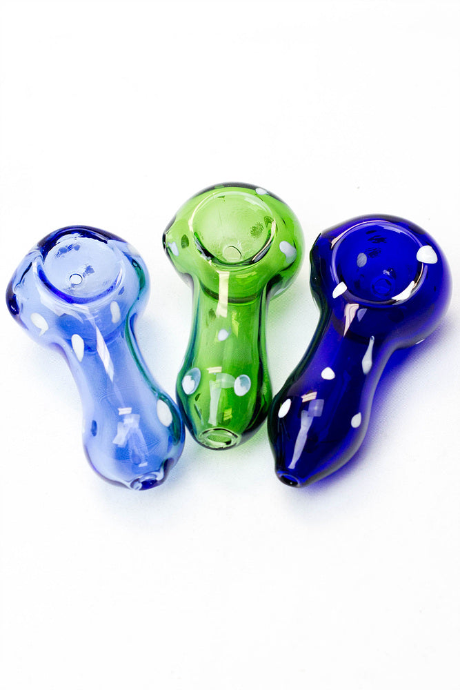 2.5" soft glass 6946 hand pipe - Pack of 10