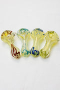 2.5" soft glass 6948 hand pipe - Pack of 10