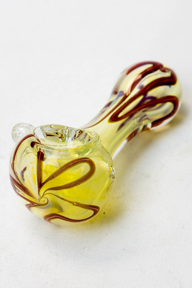2.5" soft glass 6948 hand pipe - Pack of 10