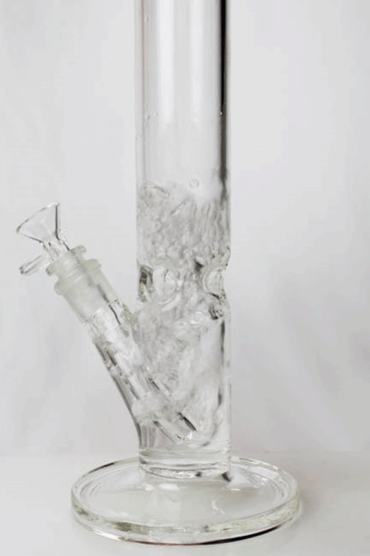 12" glass tube water bong [K5-12]