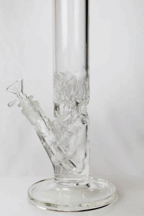 12" glass tube water bong [K5-12]