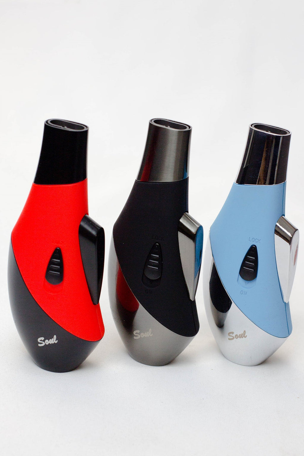 Soul Dual flame Torch lighter Display of 9