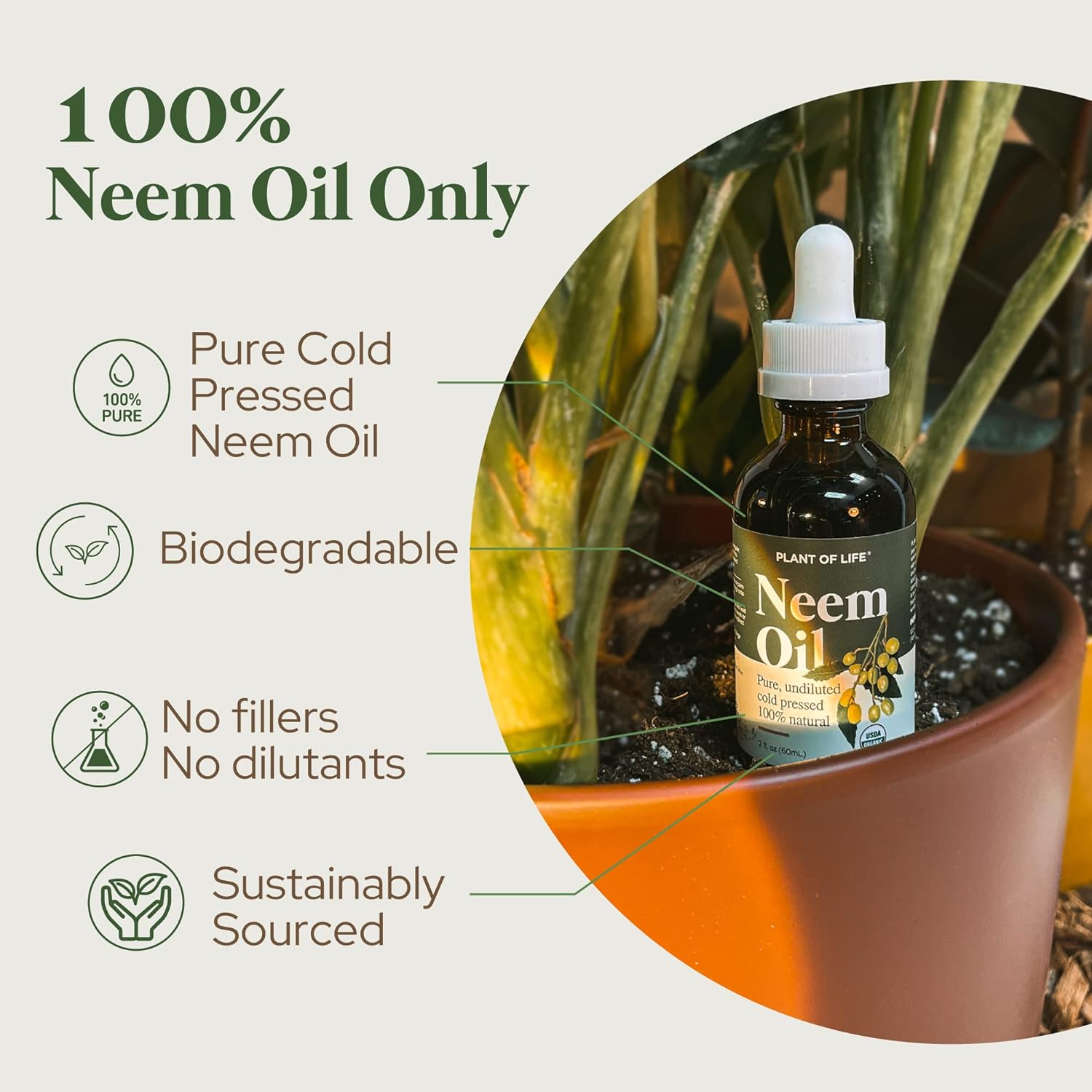 Plant of Life | Organic Neem Oil 2oz
