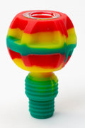 2-in-1 Silicone bowl with multi-hole glass bowl