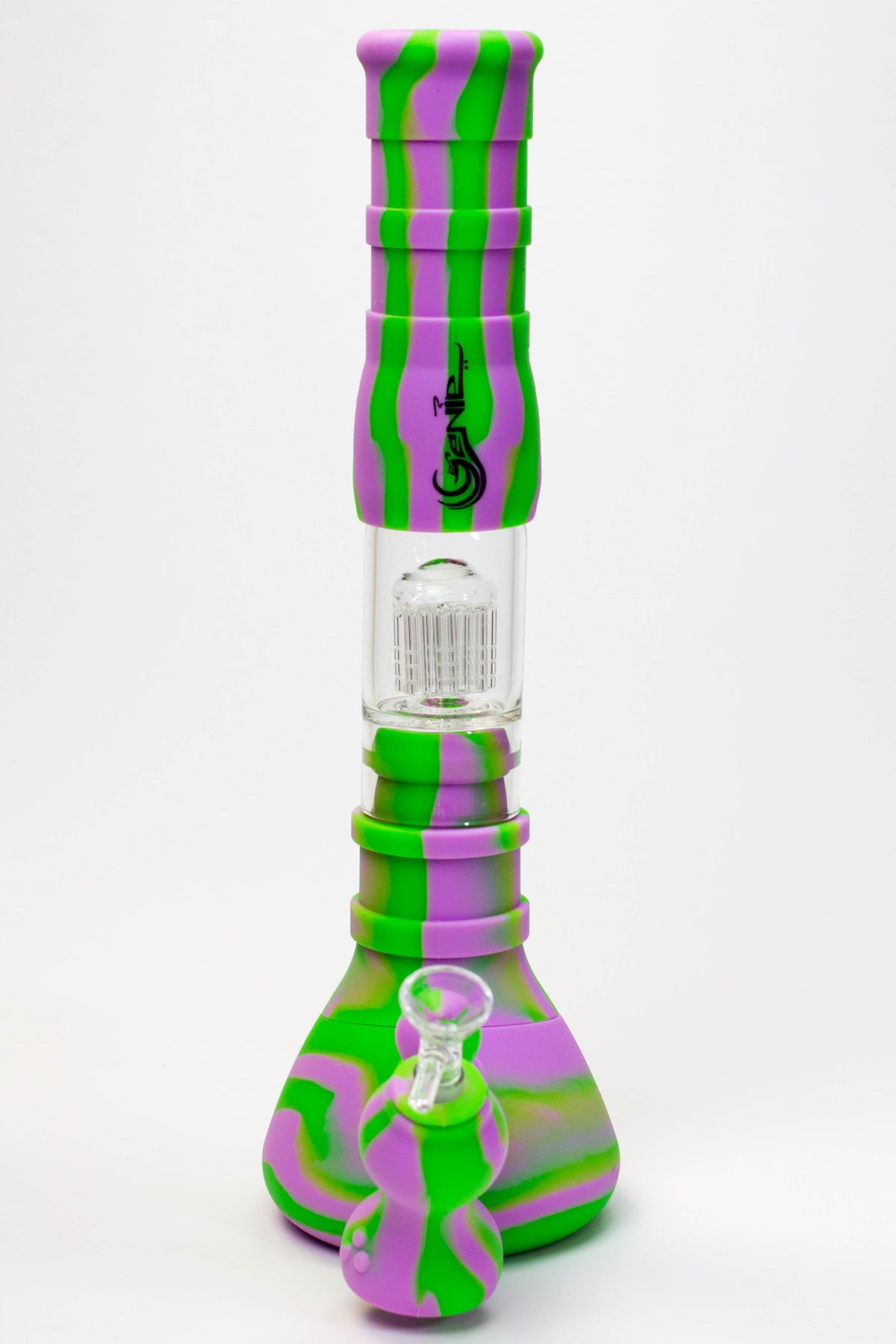 14.5" Genie detachable silicone water bong and bubbler