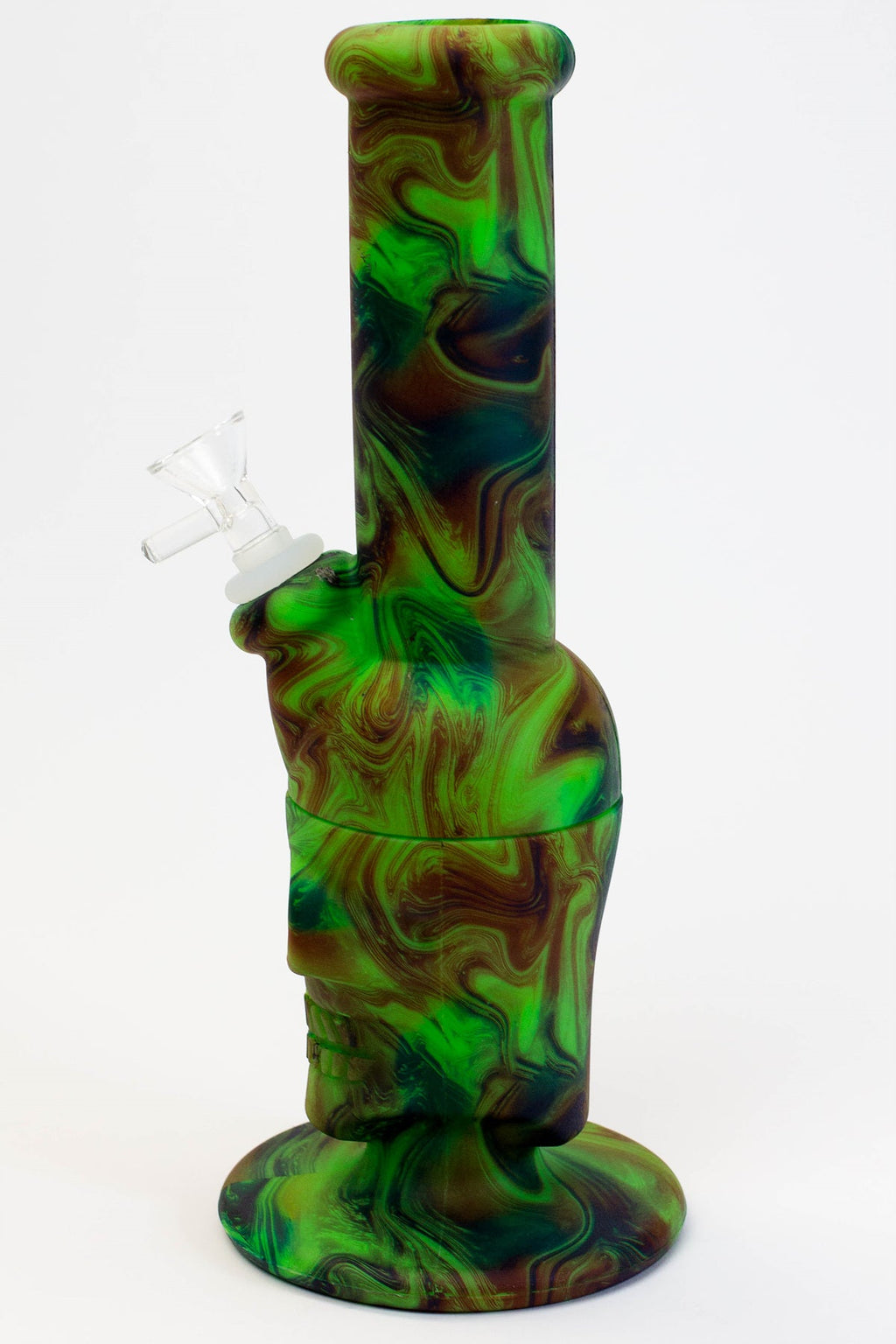 11" Assorted design silicone detachable skull bong