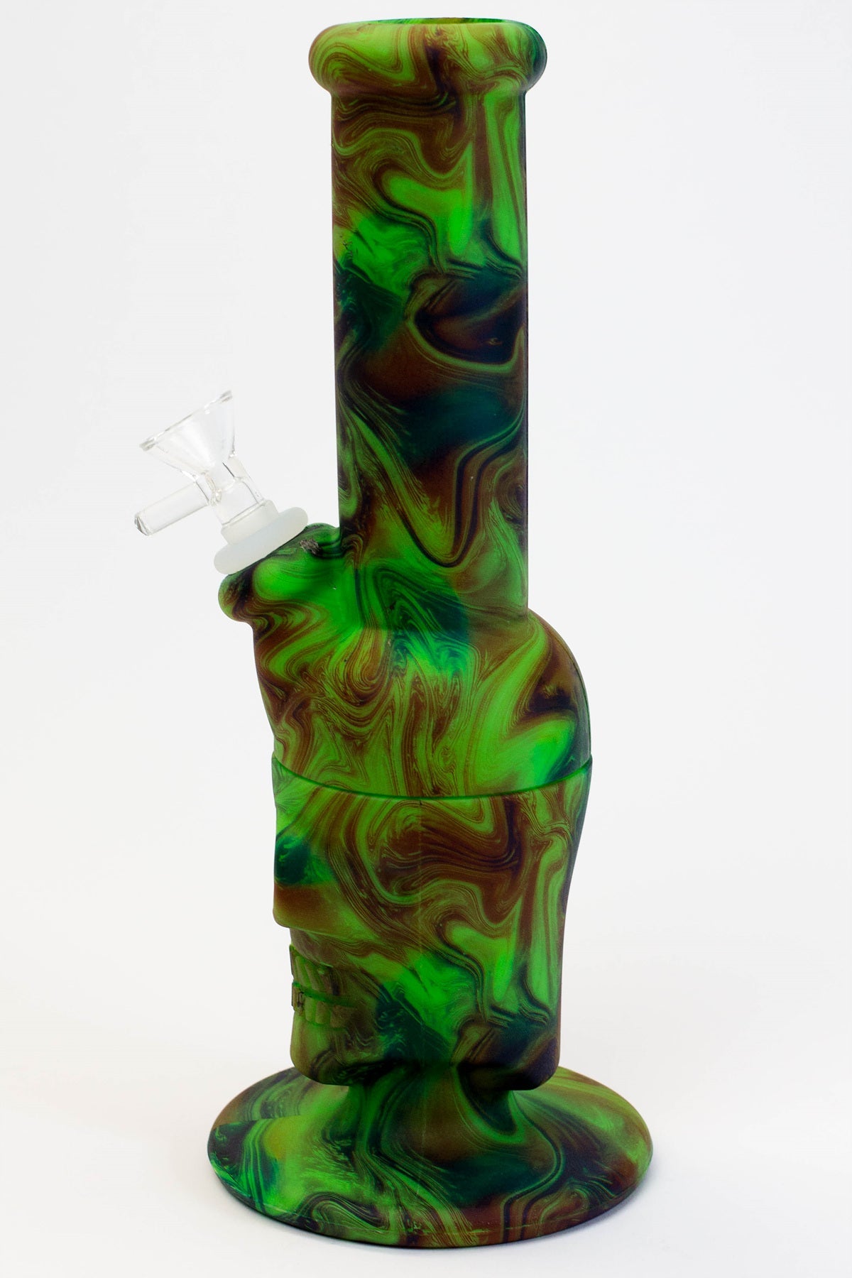 11" Assorted design silicone detachable skull bong