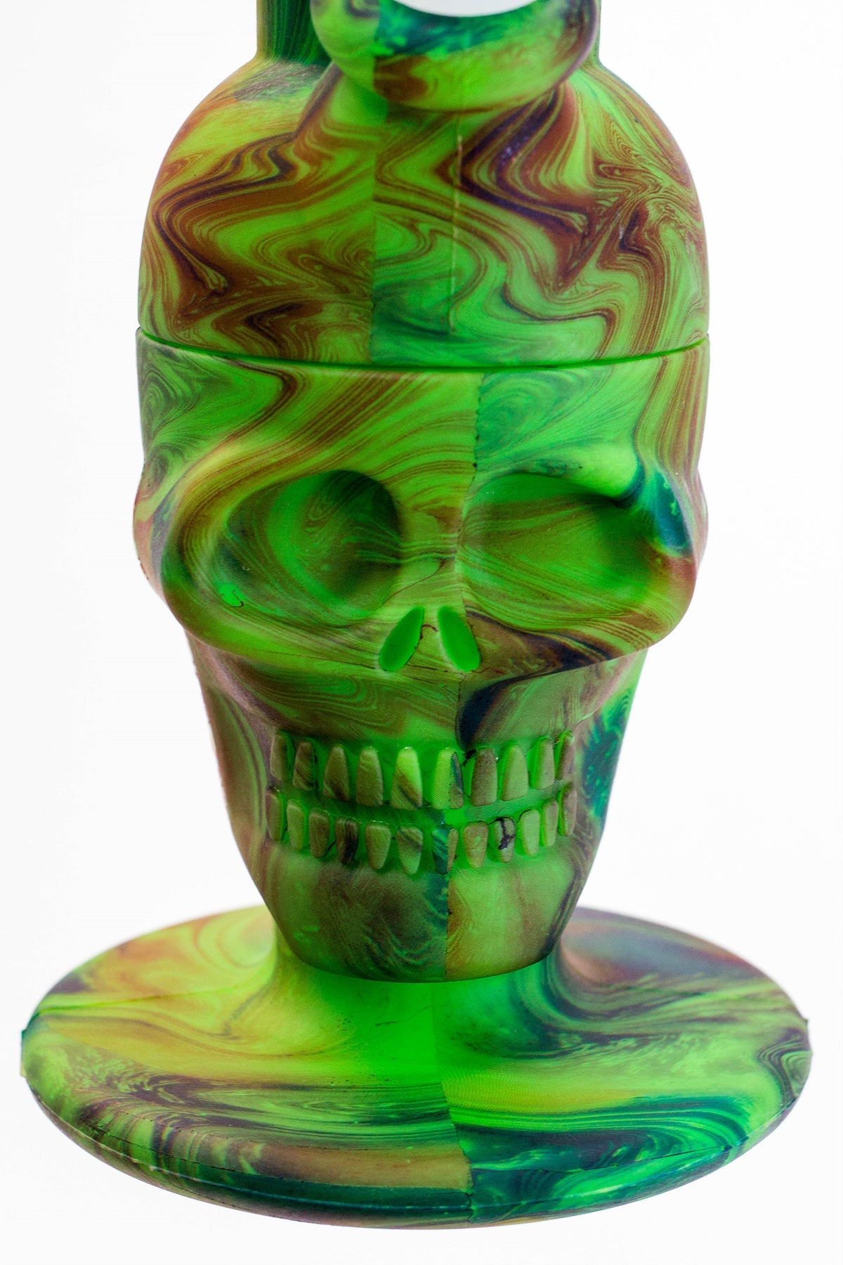 11" Assorted design silicone detachable skull bong