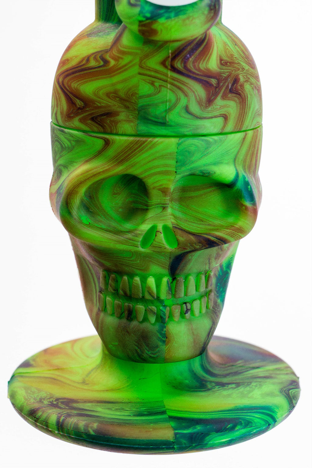 11" Assorted design silicone detachable skull bong