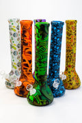 13" Assorted design detachable Silicone water bong