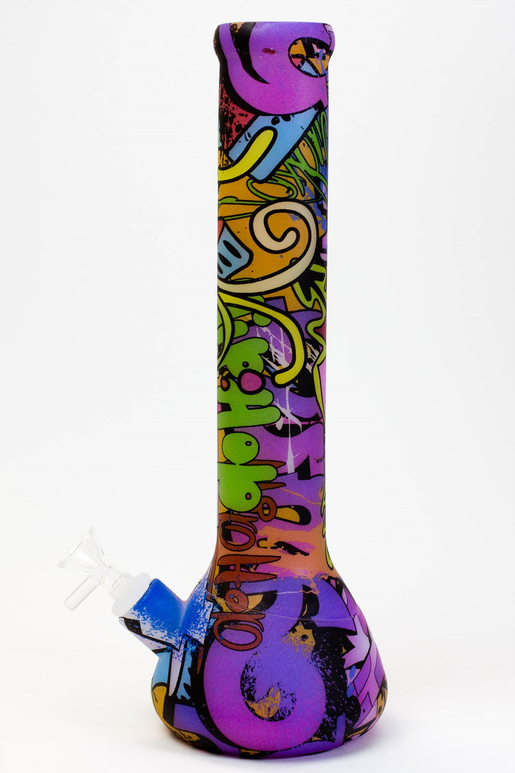 13" Assorted design detachable Silicone water bong