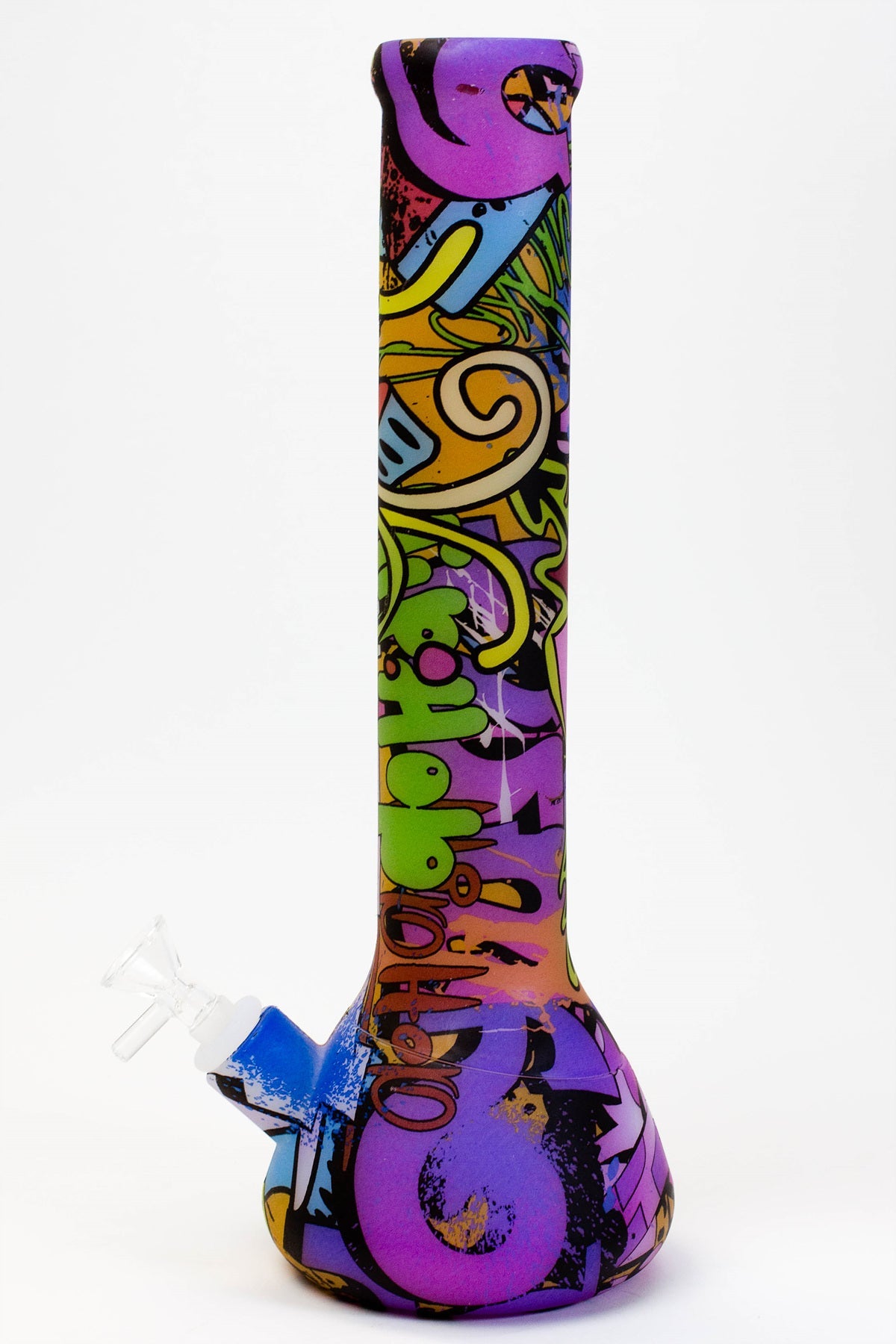 13" Assorted design detachable Silicone water bong