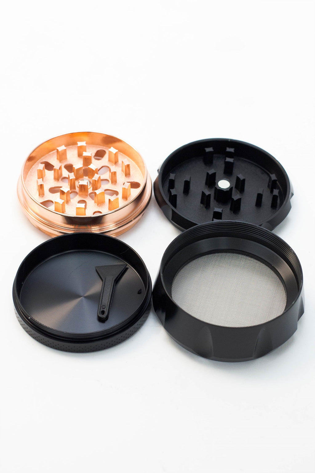 GHOST 4 parts black herb grinder