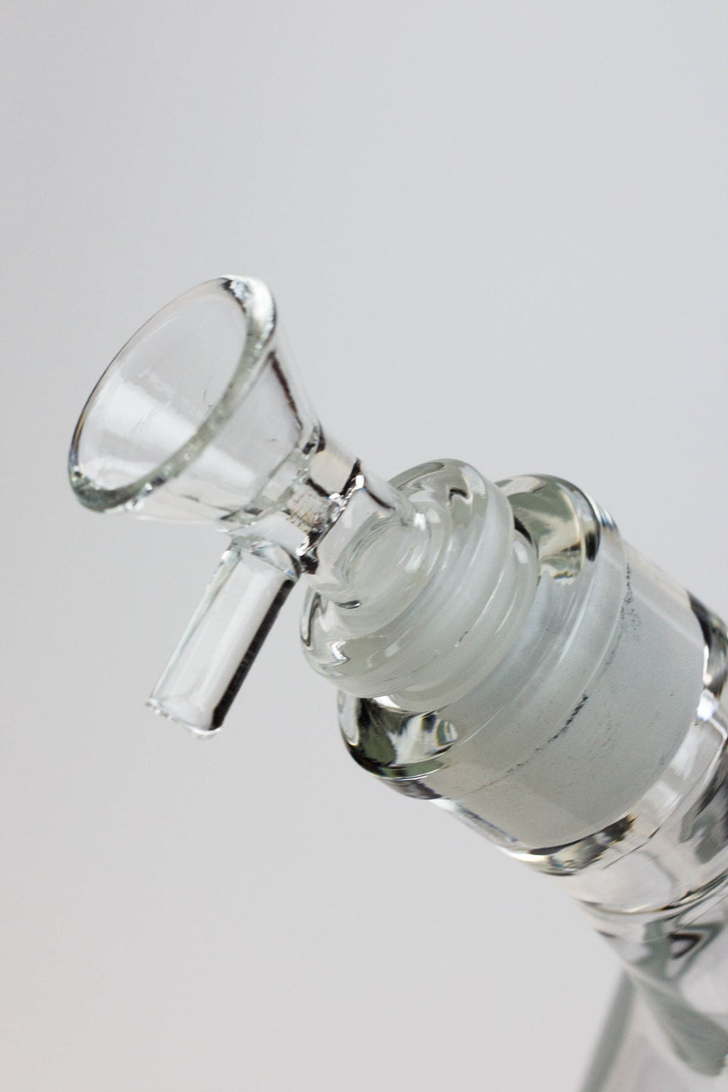 15" Genie 7 mm sandblasted artwork tube glass water bong