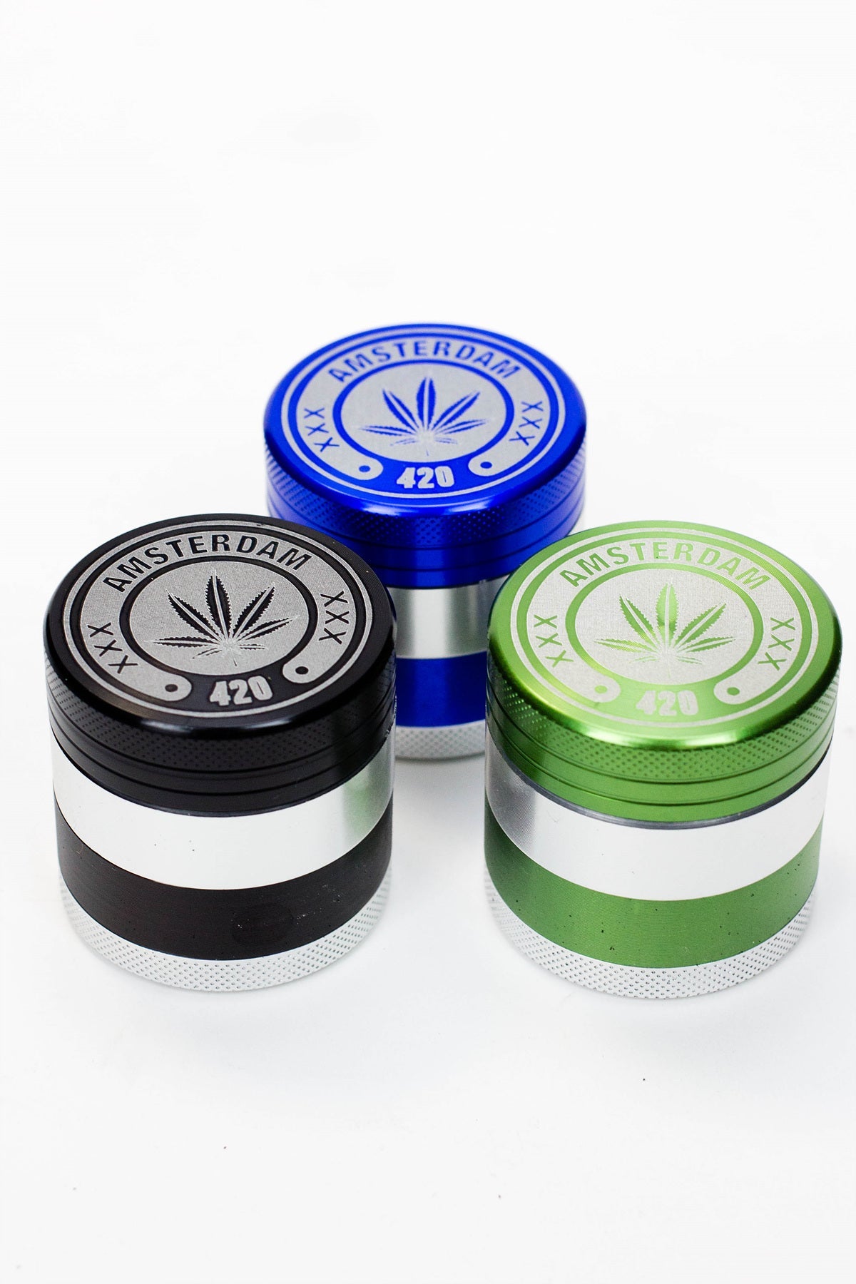 Genie 4 parts Quality Aluminum grinder Display of 12